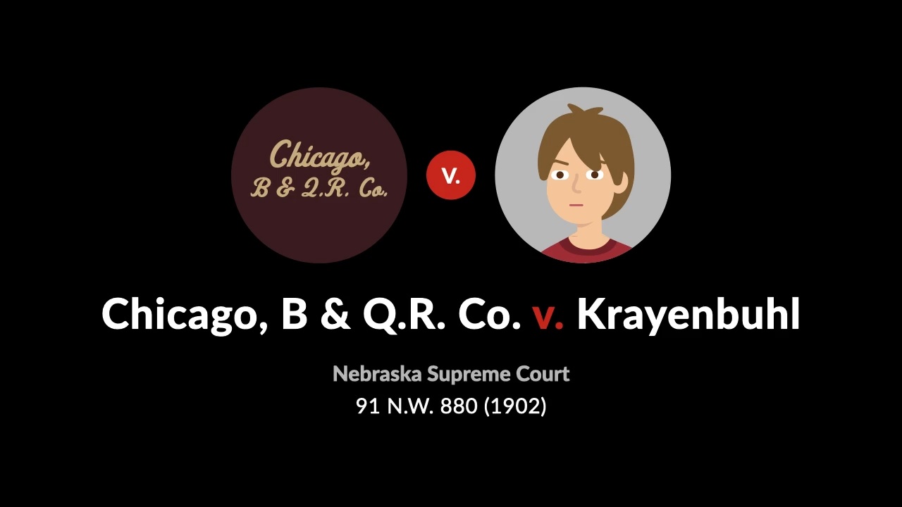 Chicago b & qr v krayenbuhl