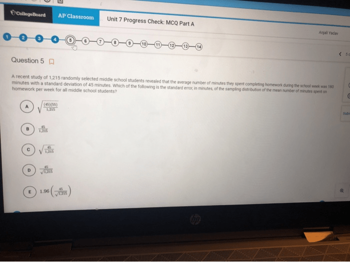 Ap physics 1 unit 6 progress check mcq