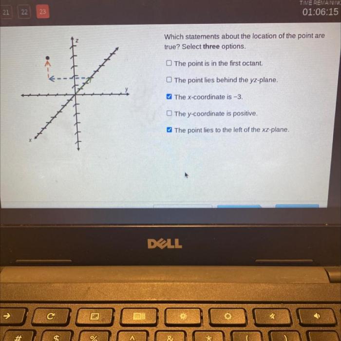 Which statements are true about x select three options