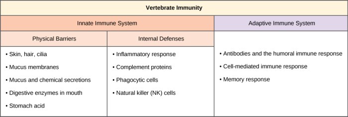 Vertebrate immune responses involve communication