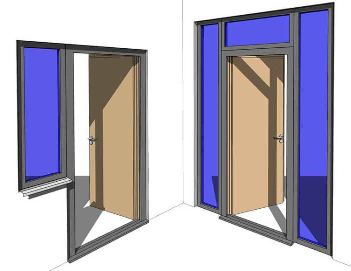 Revit comes with many predefined doors and windows